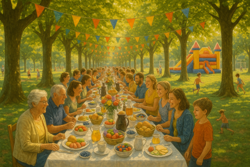 Bürgerfrühstück unter den Linden